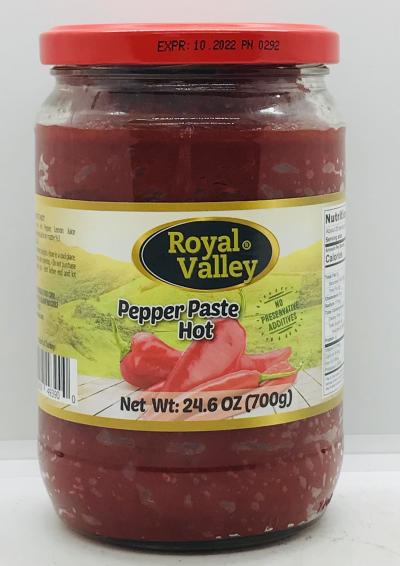 Royal Valley Pepper Paste Hot 700g.