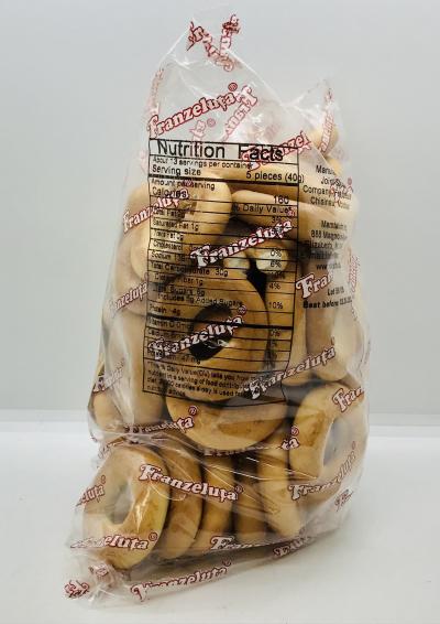 Franzeluta Crisp Bread Rings & Lemon Taste 500g.