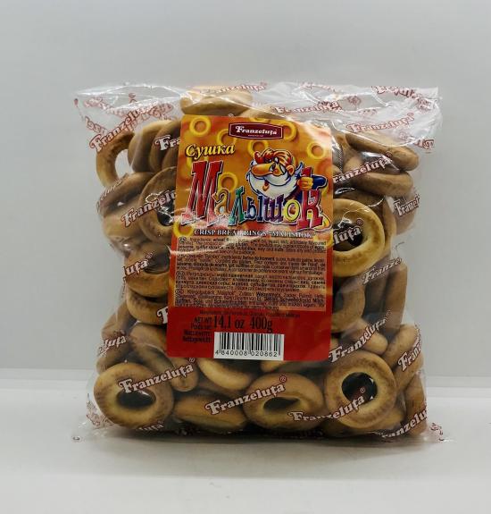 Franzeluta Crisp Bread Rings Malishok 400g.