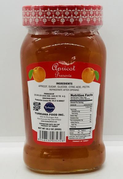 Tunas Apricot Preserve 800g.