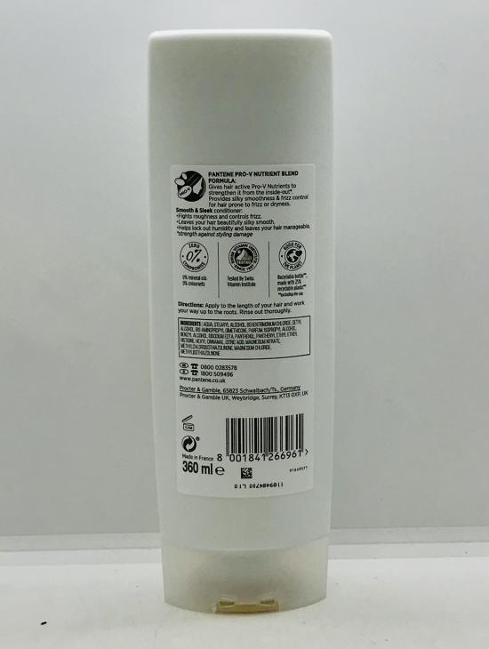 Pantene Smooth & Sleek Conditioner for Hear 360ml