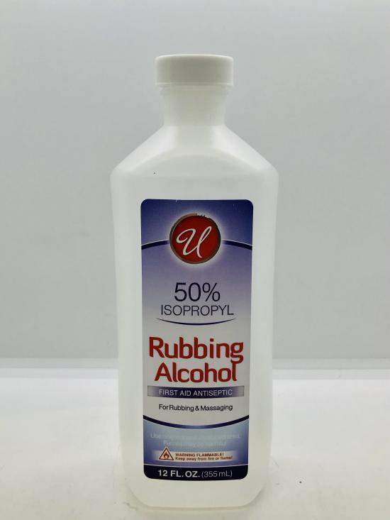 Isopropyl 50% Rubbing Alcohol For Rubbing & Massaging 355ml