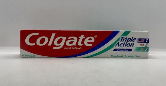 Colgate Triple Action Toothpaste Original Mint 226g