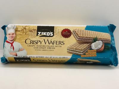 Ziko'S Crispy Wafer Coconut Cream 255g.