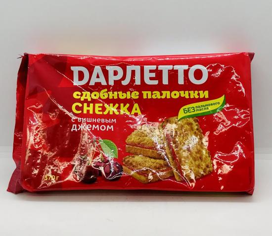 Darletto Cookies W Cherry Jam 370g.