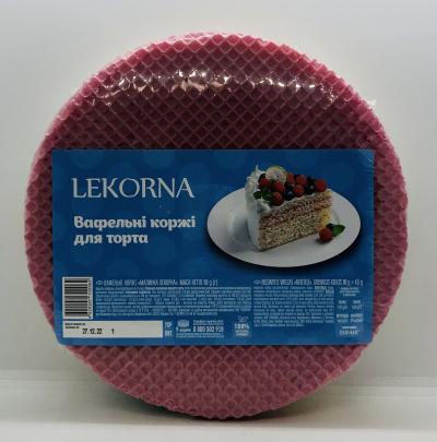 LEKORNA Wafers Layers Malinka 90g.