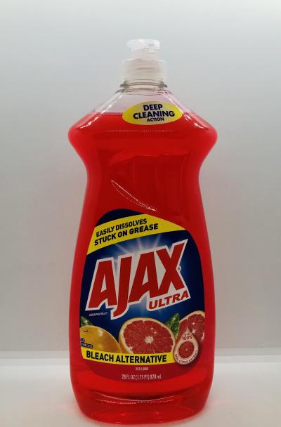 Ajax Ultra Bleach Alternative Dish Liquid 828ml