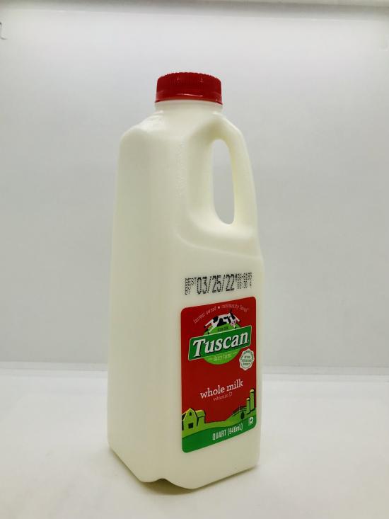 Tuscan Whole Milk w. vitamin D Quart gallon