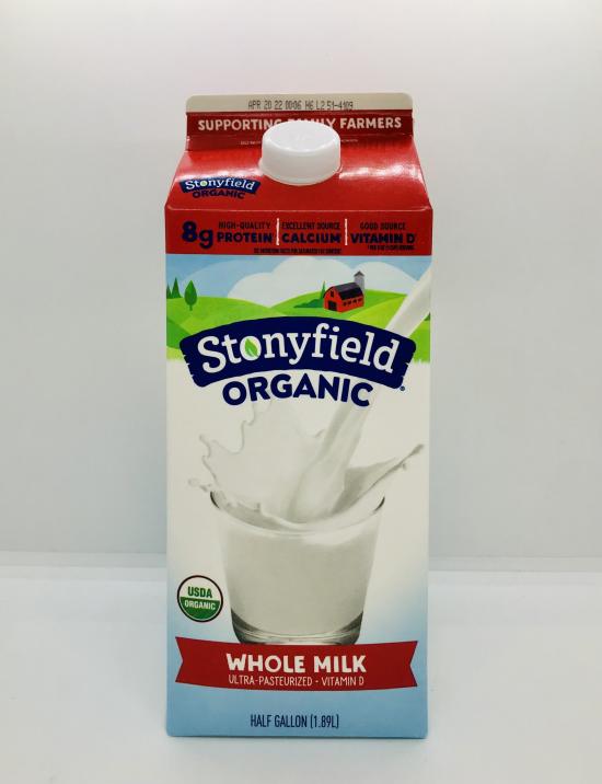 Stonyfield Organic Whole Milk