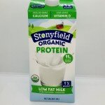 Stonyfield Organic Protein 1%milkfat Low fat milk