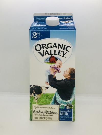 Organic Valley 2% Milk Fat