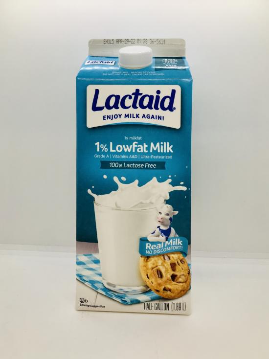 Lactaid 1% Milk 1/2Gal