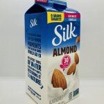 Silk Almondmilk 30 Calories per serving Unsweet Vanilla Half gallon