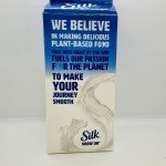 Silk Almondmilk 30 Calories per serving Unsweet Vanilla Half gallon