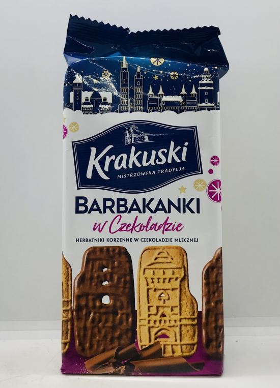 Krakuski Ginger Cookies Covered Chocolate 192g.