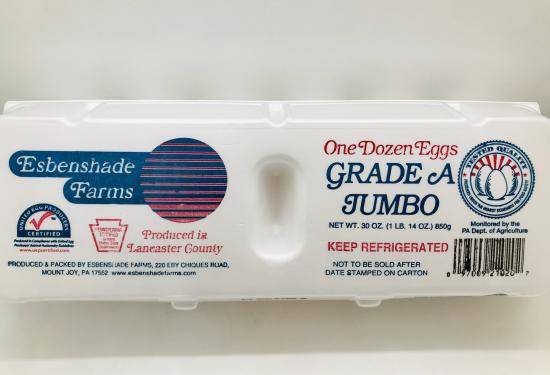 Esbenshade Farms 112 eggs Jumbo