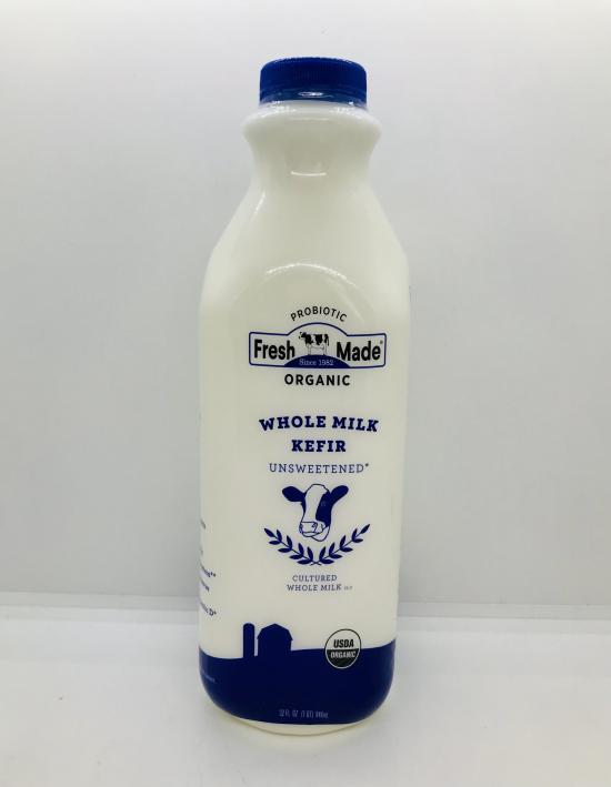 Fresh made kefir Organic whole milk unsweetened