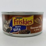 Friskies Meaty Bits Gourmet Grill in Gravy 156g