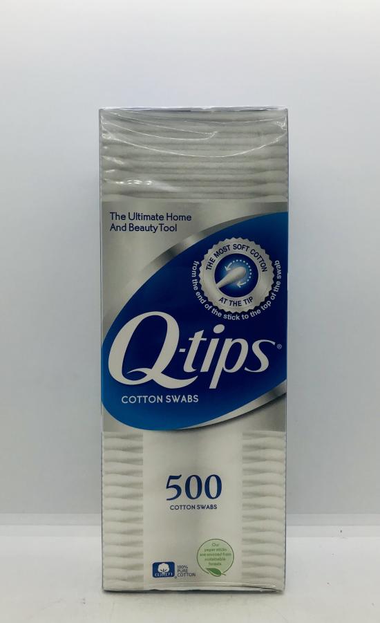 Q-tips Cotton Swabs 500 Cotton Swabs