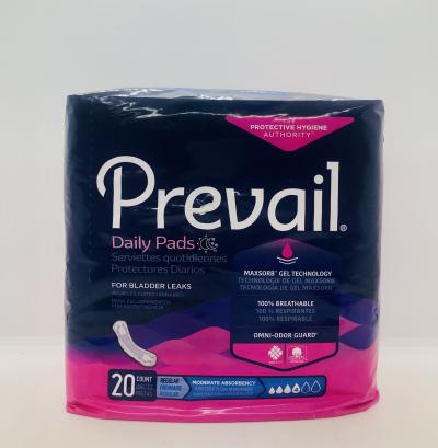 Prevail Daily Pads  20 count Regular