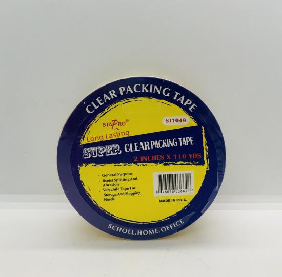 Stapro Clear Packing Tape  2inches x 110 yds