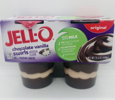 Jell-o Chocolate vanilla swirls Original (440g.)