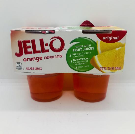 Jell-o orange Gelatin snacks original (384g.)