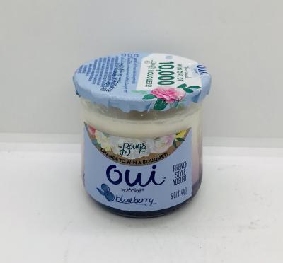 OUI by Yoplait blueberry yogurt 5 OZ