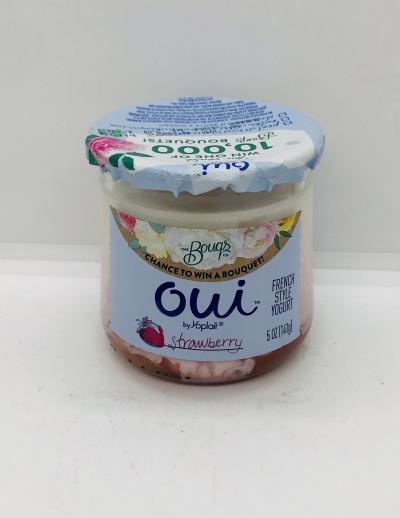 OUI by Yoplait strawberry yogurt 5 OZ