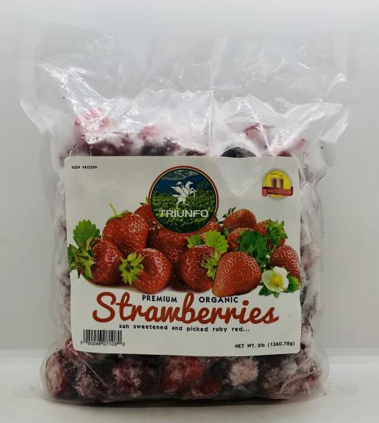 Triunfo Premium Organic Strawberries 1360.78g.