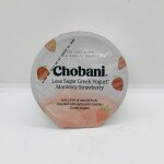 Chobani less sugar Greek Yogurt Monterey Strawberry 150g.