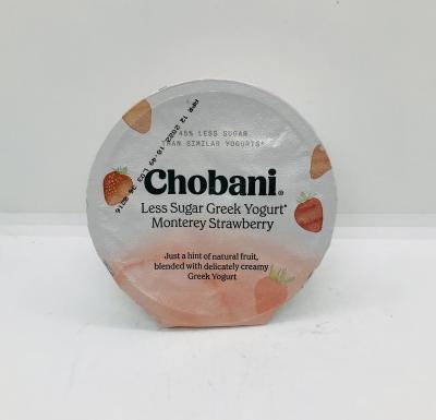 Chobani less sugar Greek Yogurt Monterey Strawberry 150g.