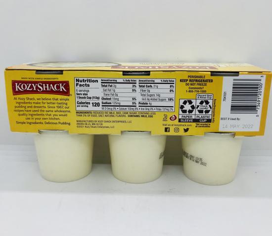 Kozyshack rice pudding 680g.