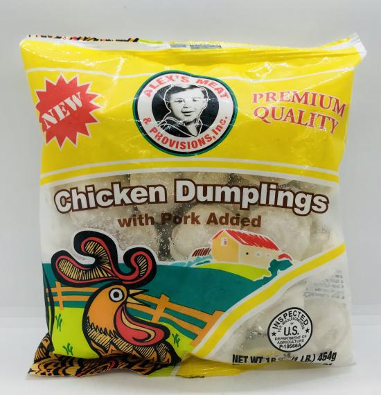 Alex's meat and provisions Chicken Dumplings With Pork Aadded  454g