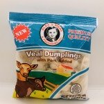 Alex's meat and provisions Veal Dumplings With Pork Keep Frozen 454g