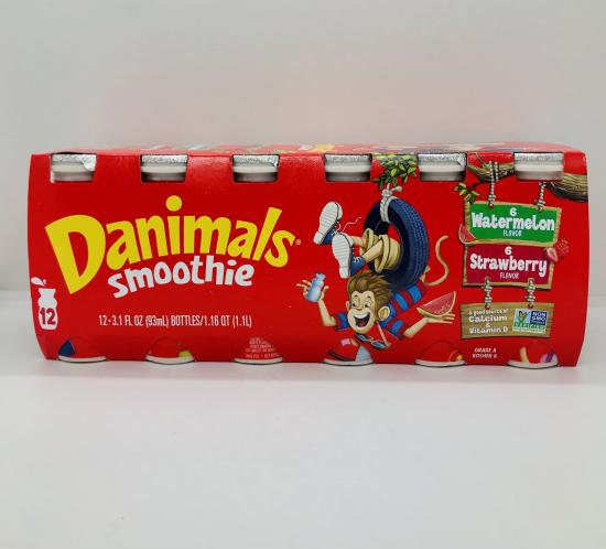 Danimals Watermelon & strawberry smoothie 1.1L