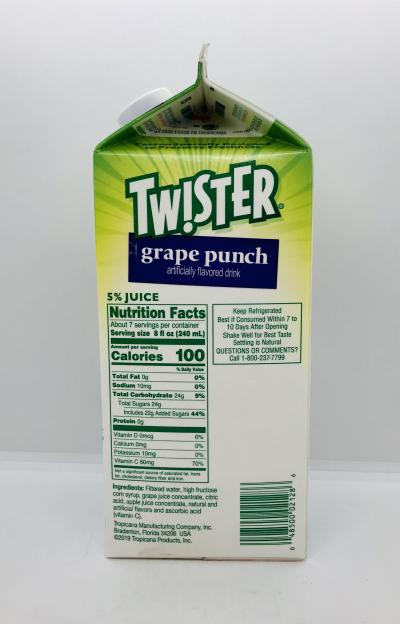 Twister grape punch 1.75L