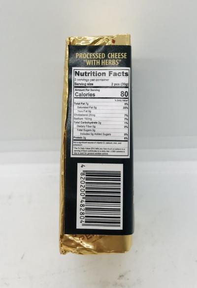 Processed Cheese with Herbs 90g.