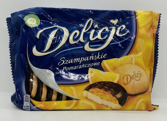 Delicje Orange Jelly Biscuits 294g.