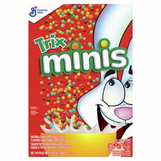 Trix Minis Fruity Breakfast Cereal 306g