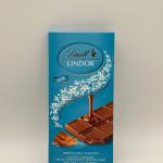 LINDT LINOR SALTED CARAMEL MILK CHOCO 100G