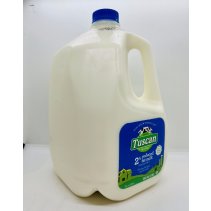Tuscan dairy farms 2% reduced fat milk vitamin A & D 37% less fat than regular milk 1 gallon