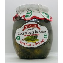 Bacik Cucumbers in Brine 700g.