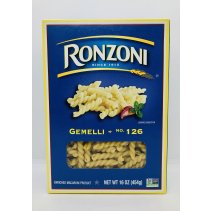 Ronzoni Gemelli no. 126 Macaroni (454g.)