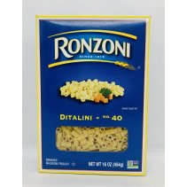 Ronzoni Ditalini no. 40 Macaroni (454g.)