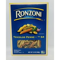 Ronzoni Tricolor Penne no. 54 Macaroni (454g.)