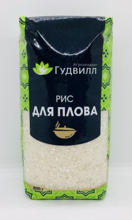 Gudvill round-grain rice for pilaf 800g.