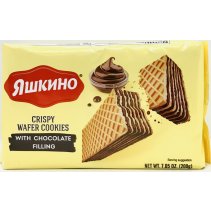 Crispy Wafer Cookies with Chocolate Filling 200g