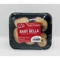 Whole Baby Bella Mushroom (227g.)