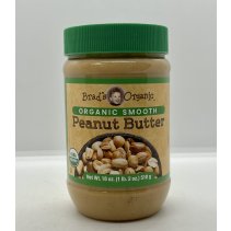 Brad's Organic Smooth Peanut Butter 510g